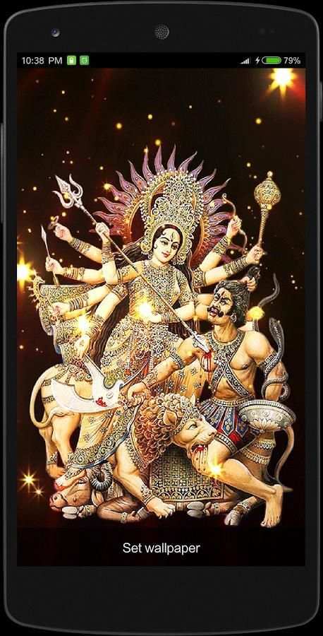 Durga Maa HD LiveWallpaper screenshot 2