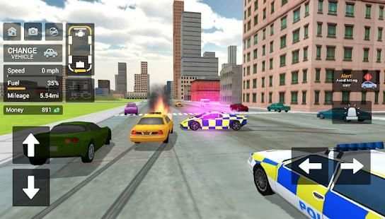 City Police Car Driving Chase स्क्रीनशॉट 1