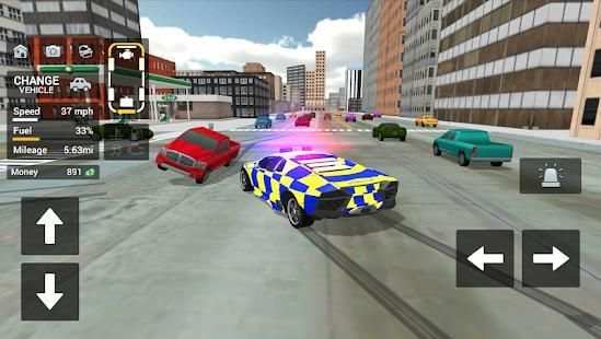 City Police Car Driving Chase स्क्रीनशॉट 16