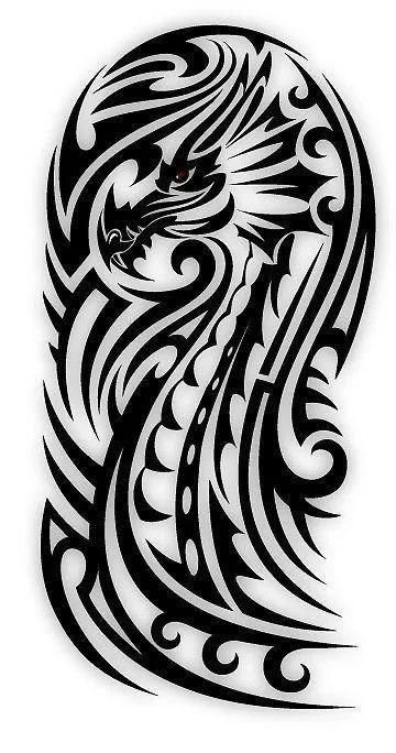 Half Sleeve Tribal Tattoo Design Vector Art Illustration Background,  Spiritual, Template, Folk Background Image And Wallpaper for Free Download