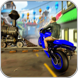 Motocross Freestyle Dirt Bike Train Stunt 2018 icon