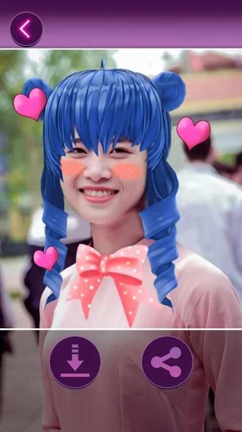 Anime Face Foto Maker screenshot 1