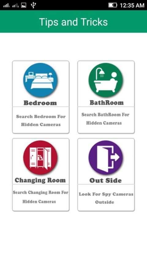 Hidden Camera Locator - Spy Detector 2018 screenshot 2