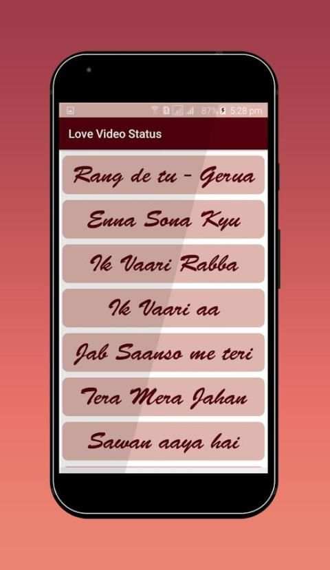 Love Video Song Status screenshot 2