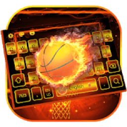 Basketball Fire Keyboard Theme icon