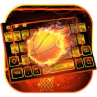 Basketball api keyboard tema Basketball Fire