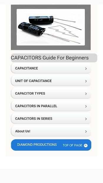 Capacitors Guide For Beginners screenshot 3