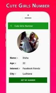 Cute Girls Phone Number screenshot 5