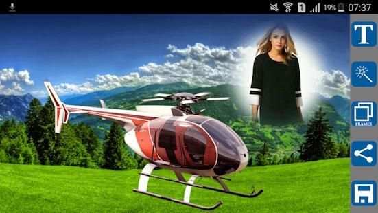Helicopter Photo Frames स्क्रीनशॉट 1