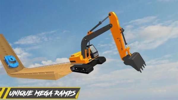Mustahil Mega Ramp Extreme Stunt Jump Permainan screenshot 4
