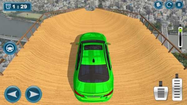 Mustahil Mega Ramp Extreme Stunt Jump Permainan screenshot 6