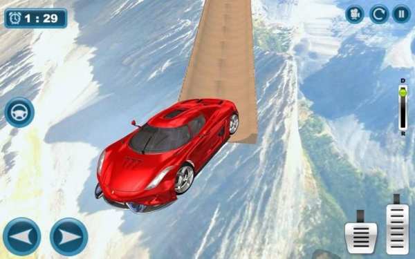 Mustahil Mega Ramp Extreme Stunt Jump Permainan screenshot 11