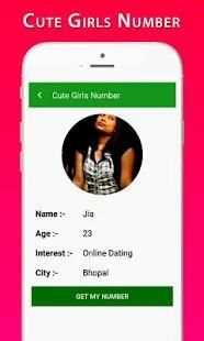 Cute Girls Phone Number screenshot 3
