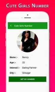 Cute Girls Phone Number screenshot 4