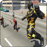 Panther Hero Crime City: Superhero Fighting Games