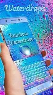 Rainbow Waterdrop Keyboard screenshot 5