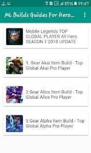 ML Builds Guides For Hero Legends screenshot 2