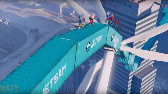 Super Hero BMX Racing: Stunt Racing Games 2018 स्क्रीनशॉट 3