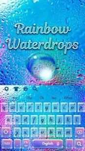 Rainbow Waterdrop Keyboard screenshot 4