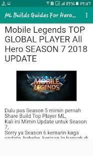ML Builds Guides For Hero Legends screenshot 1
