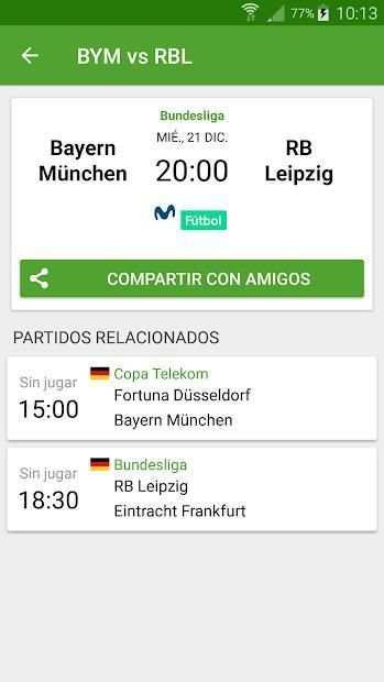 Resultados de Fútbol TV screenshot 2