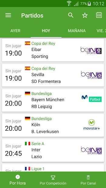 Resultados de Fútbol TV screenshot 3