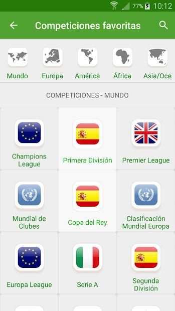 Resultados de Fútbol TV screenshot 1
