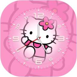 Kitty Clock Live Wallpaper