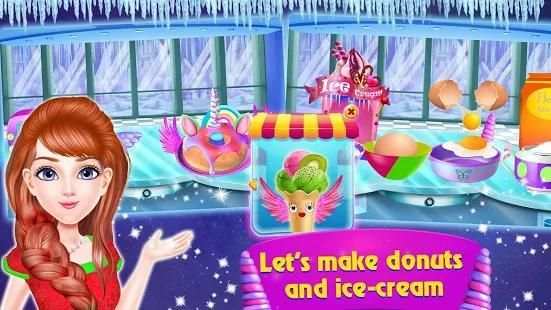 Unicorn Food Making Games screenshot 1