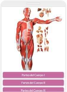 Clasifica Partes del Cuerpo Humano screenshot 1