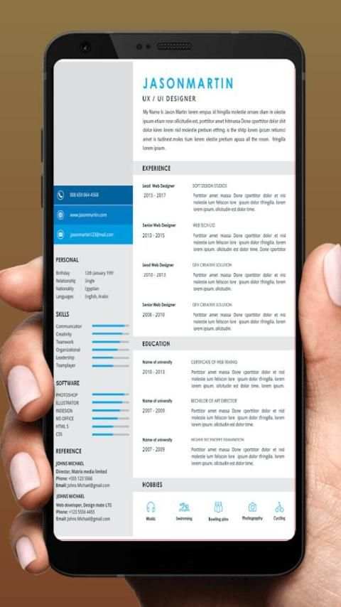 CV maker for Job Applications and Resume Maker screenshot 1
