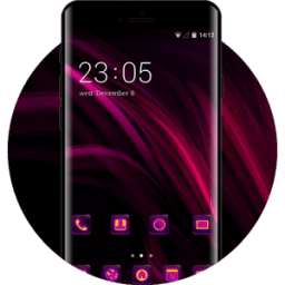 Abstract red theme line shadow wallpaper आइकन