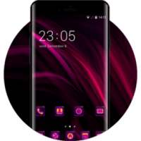 Abstract red theme line shadow wallpaper