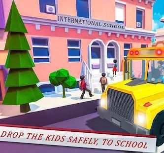 School Bus Driving Game Simulator 2018 screenshot 4