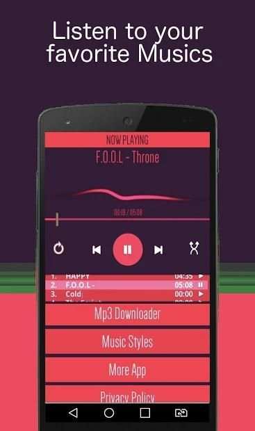 Music Player Streaming - MP3 Downloader Guide screenshot 3