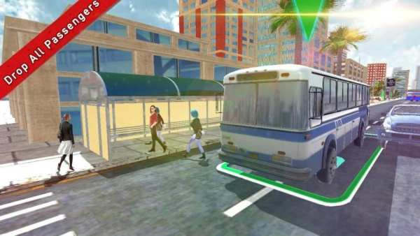Bus Driver Simulator City 2018 स्क्रीनशॉट 9