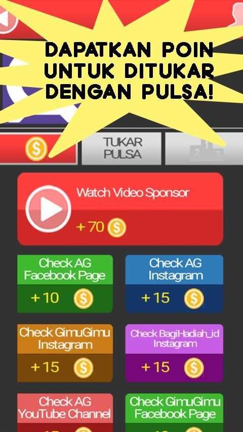 Bola Hadiah - Pulsa Gratis Dari Semua Operator screenshot 3