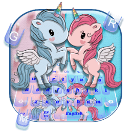 ikon Keyboard Kartun Unicorn