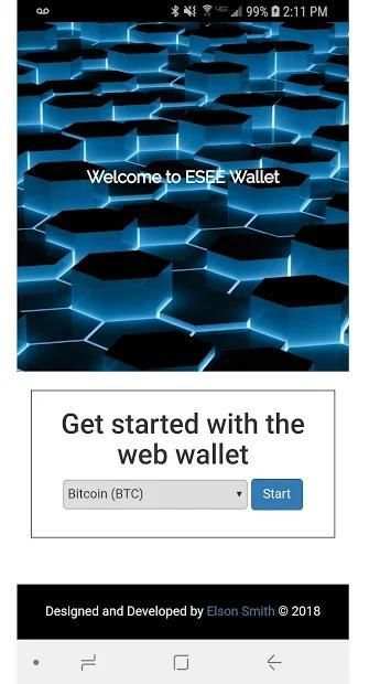 ESEE Crypto Wallet screenshot 2