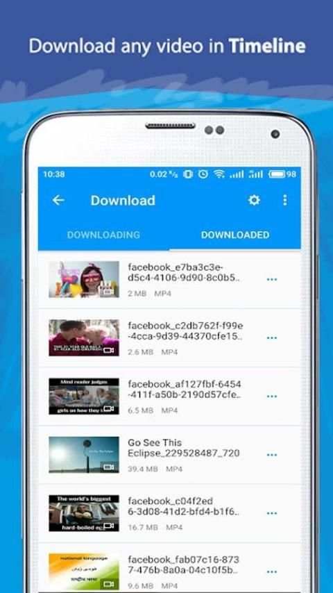 Speed HD Downloader:fb Video Download for Facebook screenshot 2
