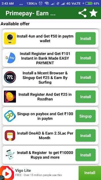 Dreampay- Earn Money स्क्रीनशॉट 1