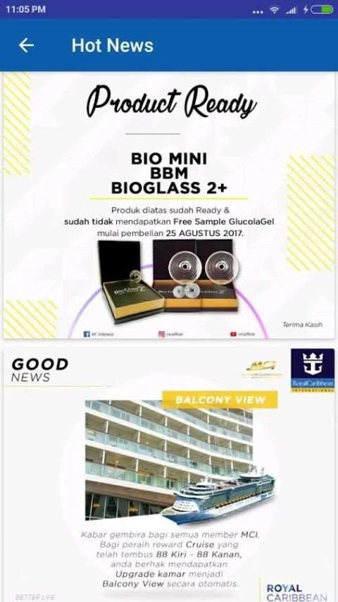 MCI World Mobile screenshot 1