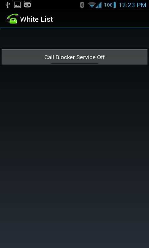 Whitelist Call Blocker screenshot 1