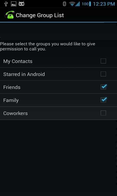 Whitelist Call Blocker screenshot 3