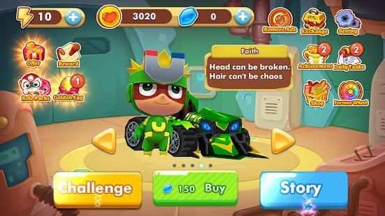 Hero Racer - Car Transform Racing screenshot 1