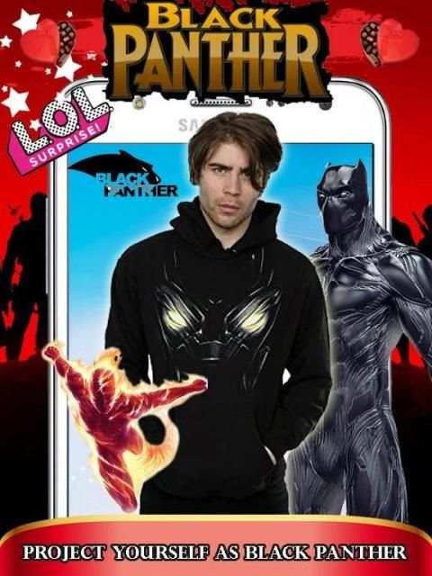 Black Panther Mask Photo Editor screenshot 4