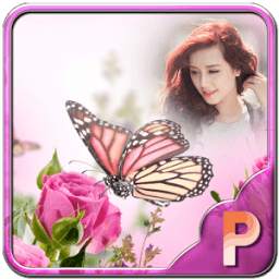 Pink Butterfly photo Frames 1.0