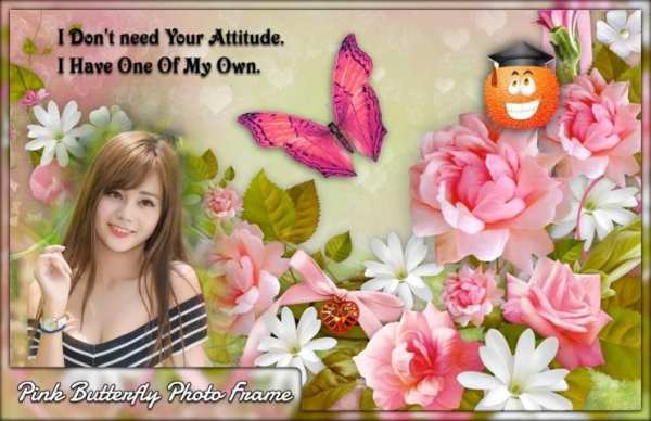 Pink Butterfly Photo Frames screenshot 3