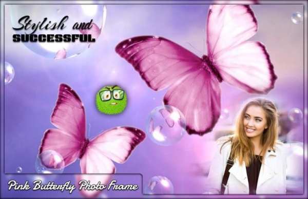 Pink Butterfly Photo Frames screenshot 4