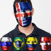 Flag Masks 2018 World Cup on 9Apps